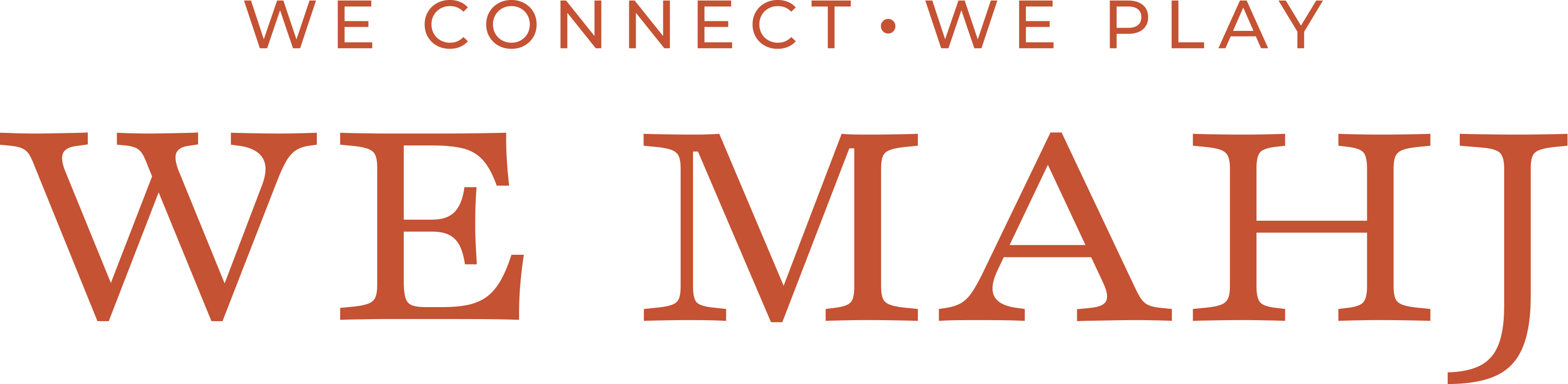 We Connect • We Play - We Mahj